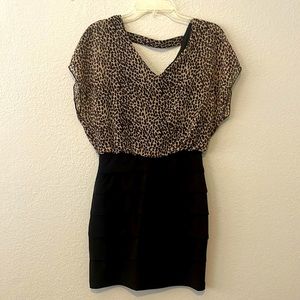 Women’s Cheetah Print Cocktail Dress